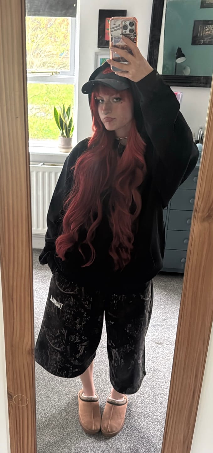 Customer photo review of 1107 - Extra Long Baggy Shorts