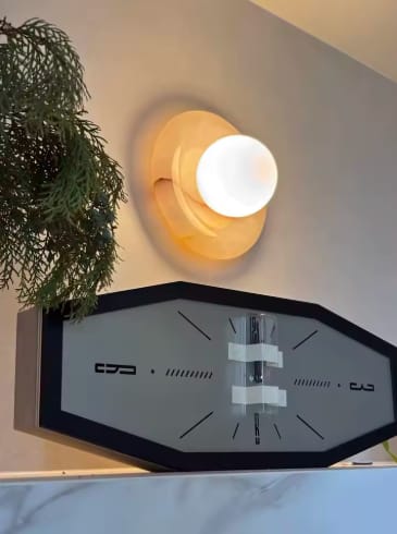 Customer photo review of Rosso | Marble Wall Lamp