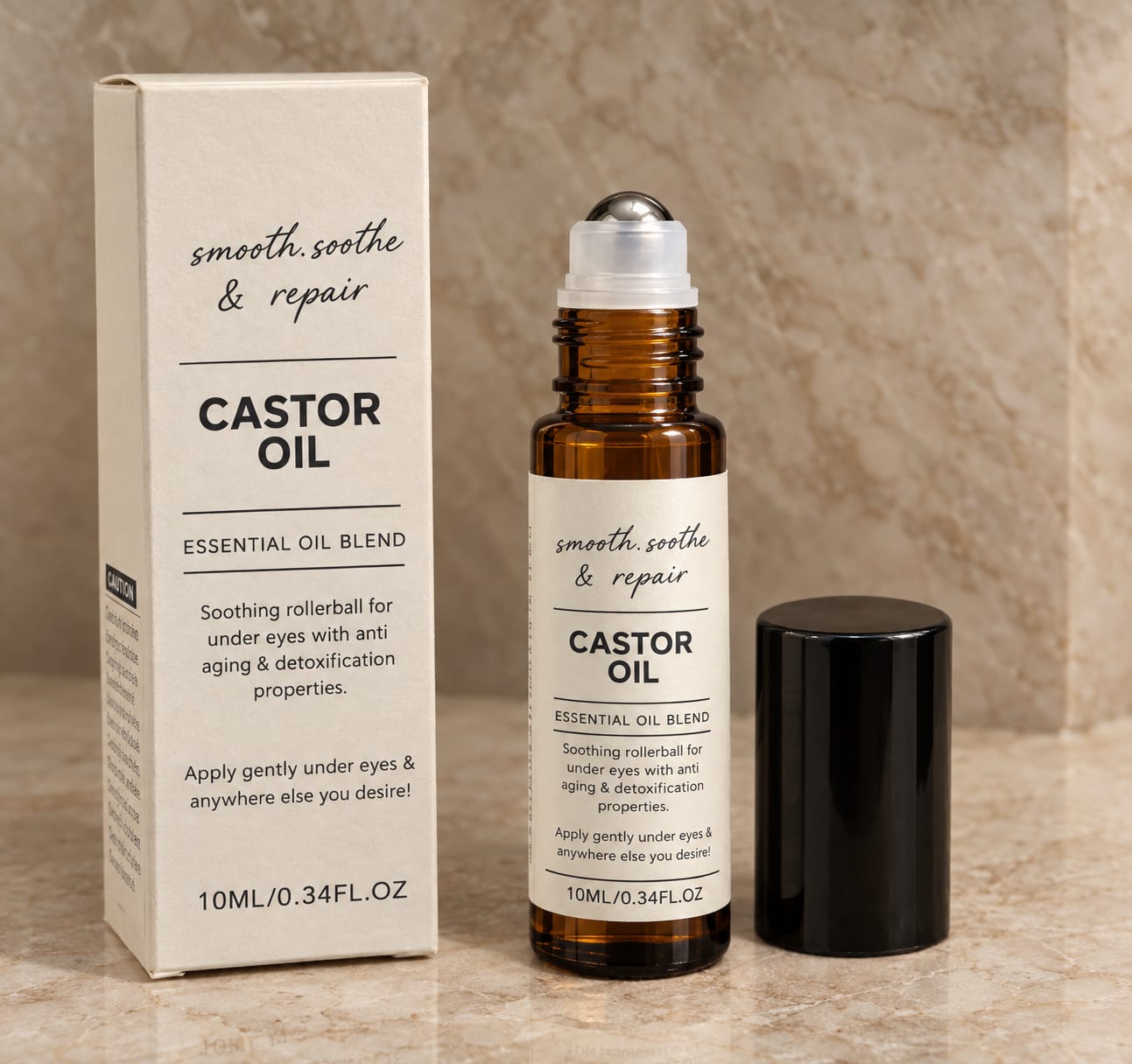 Customer photo review of Sérum para contorno de ojos con aceite de ricino