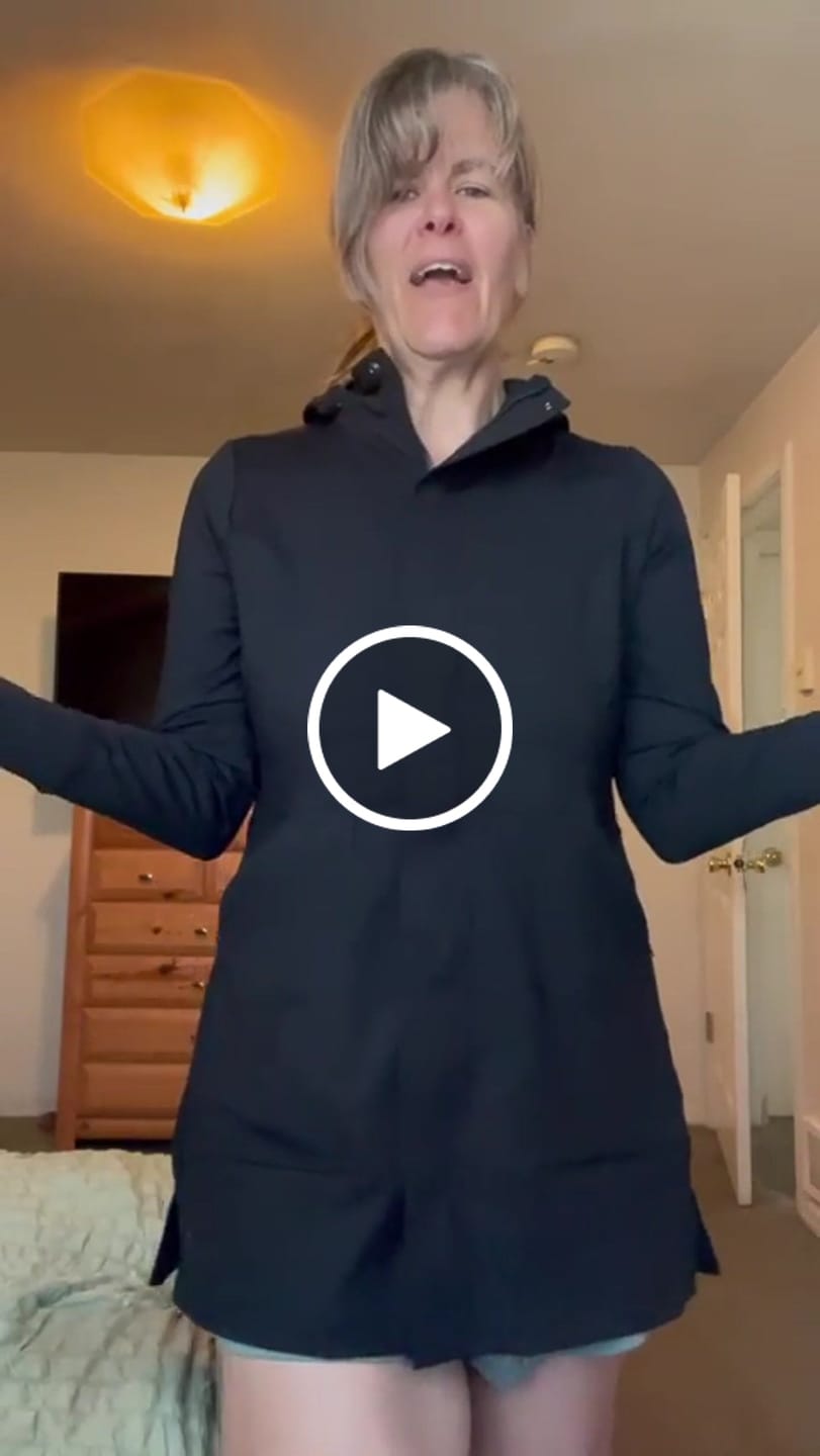 Customer video review of Madison Long Jacket