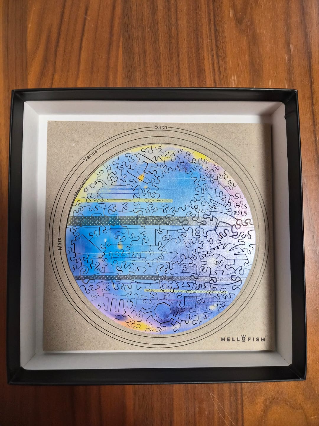 Customer photo review of 【９月入荷分予約】宇宙の破片 MERCURY 水星と専用フレームセット