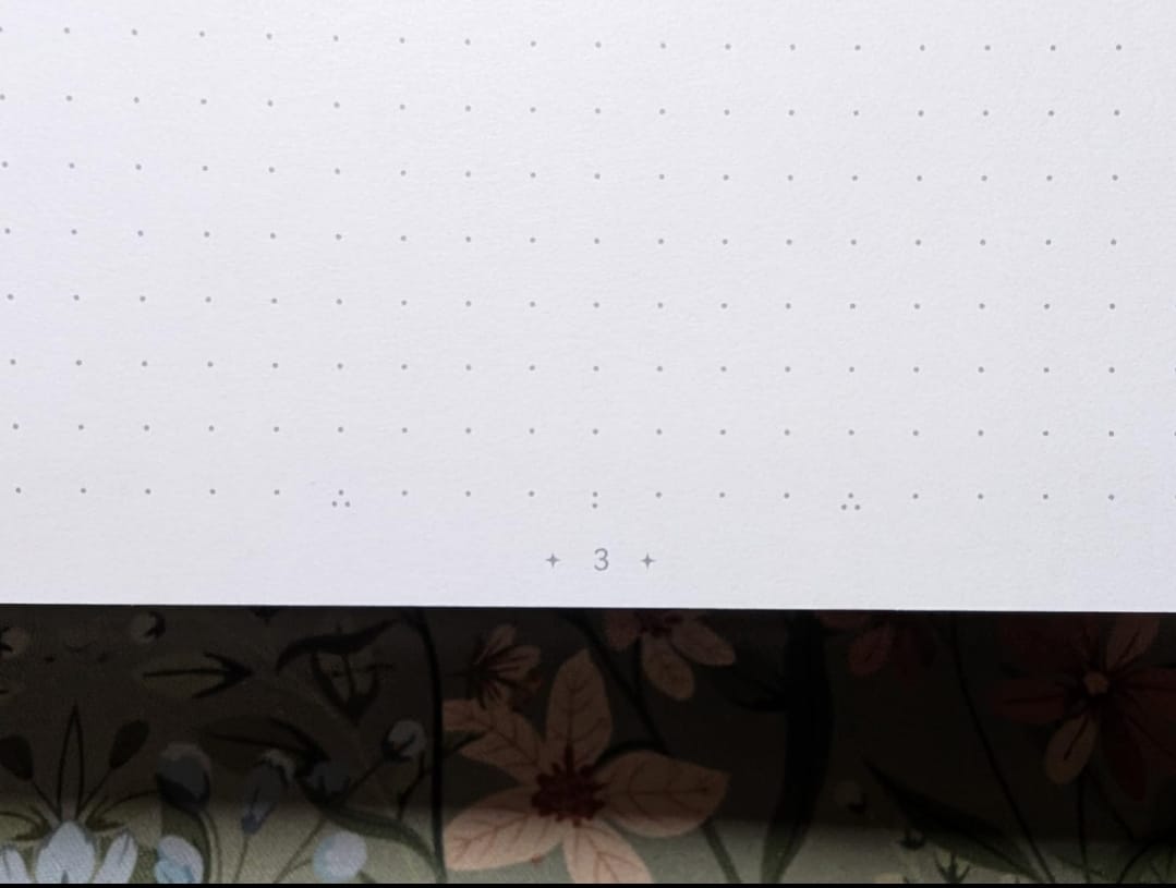 Customer photo review of Ohuhu Bleedproof Bullet Dotted Journal Notebook