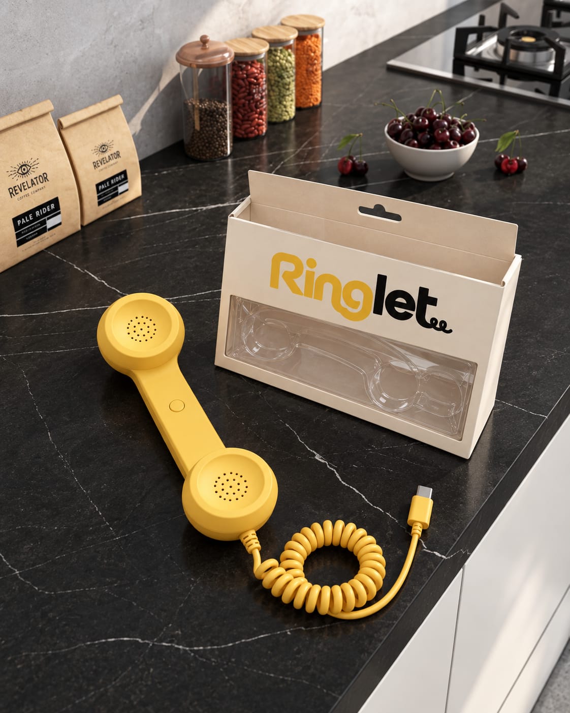 Customer photo review of The ’80s Phone That Plugs Into Your Smartphone