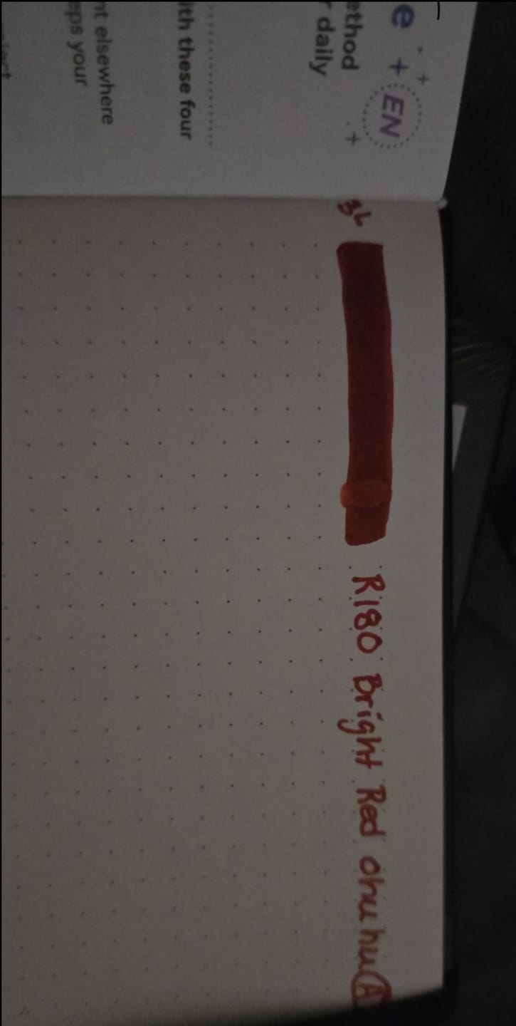 Customer photo review of Ohuhu Bleedproof Bullet Dotted Journal Notebook