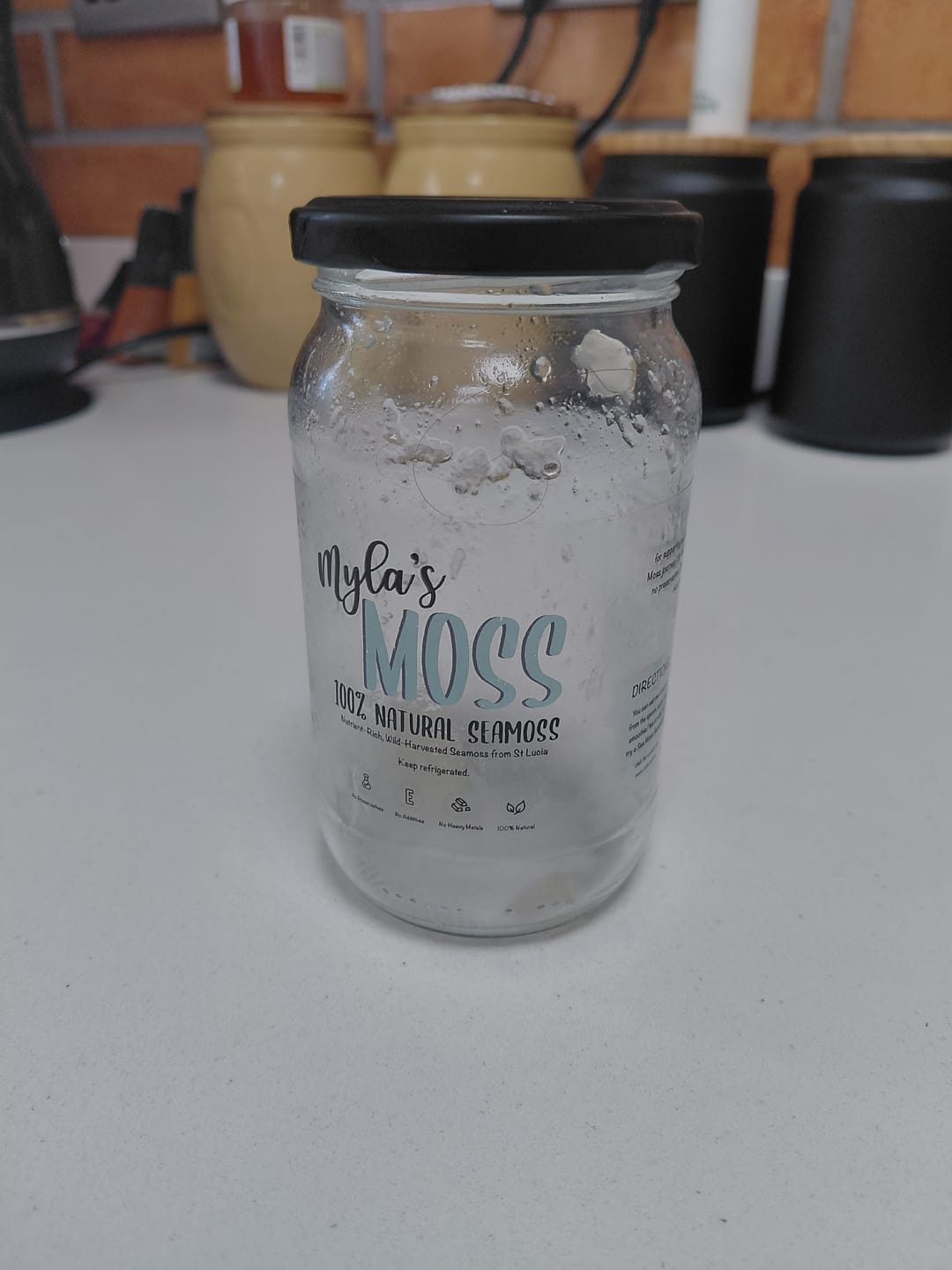Customer photo review of Seamoss & Black Seed Oil Combo