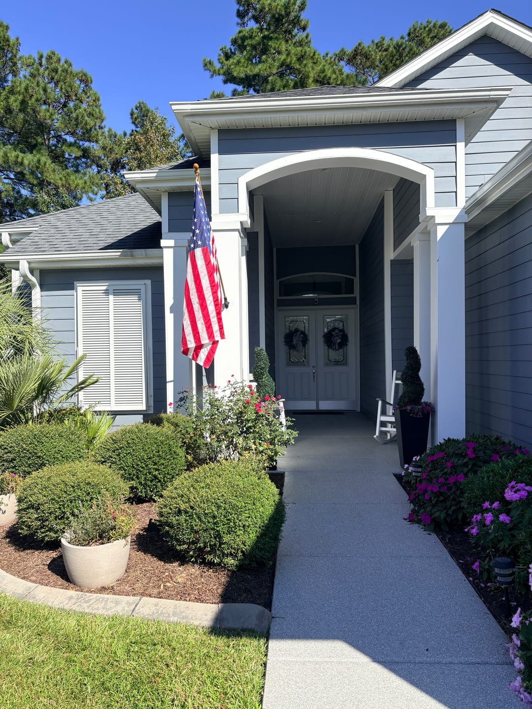 Customer photo review of 3' x 5' American Flag Set