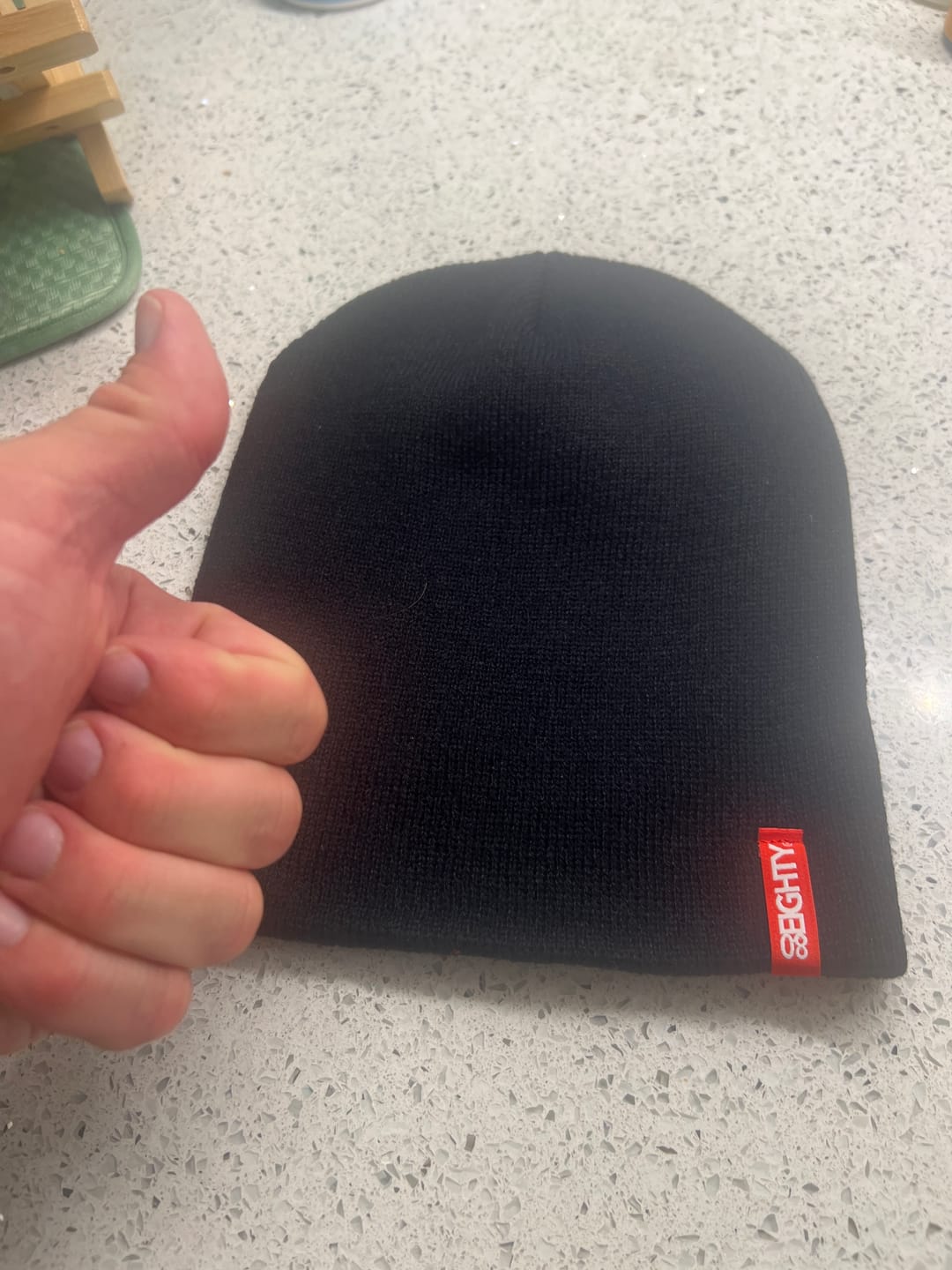 Customer photo review of 80eighty® Black Otto Beanie
