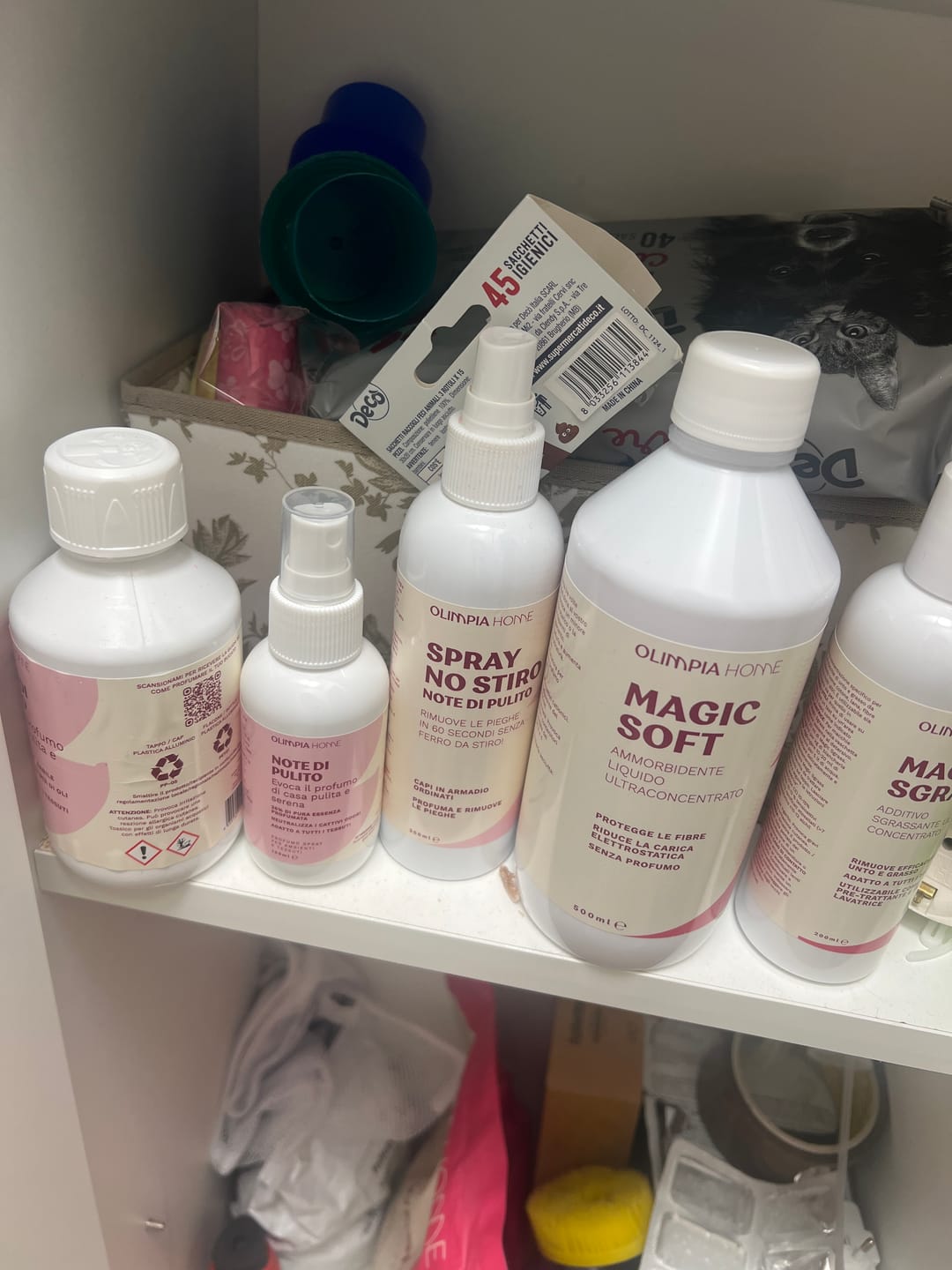 Customer photo review of Box sistema bucato - I 6 Magic per un bucato davvero pulito