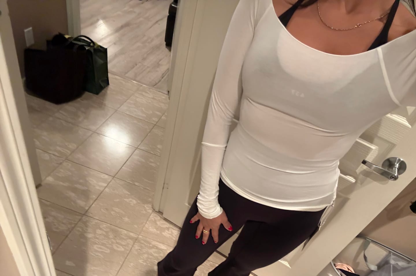 Customer photo review of The Ballet Top White
