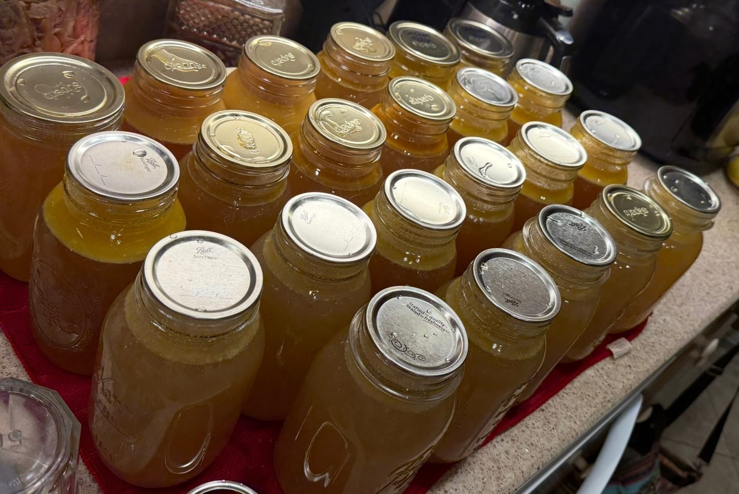 Customer photo review of Bulk Canning Lids | Baker’s Dozen Package | Regular & Wide Mouth