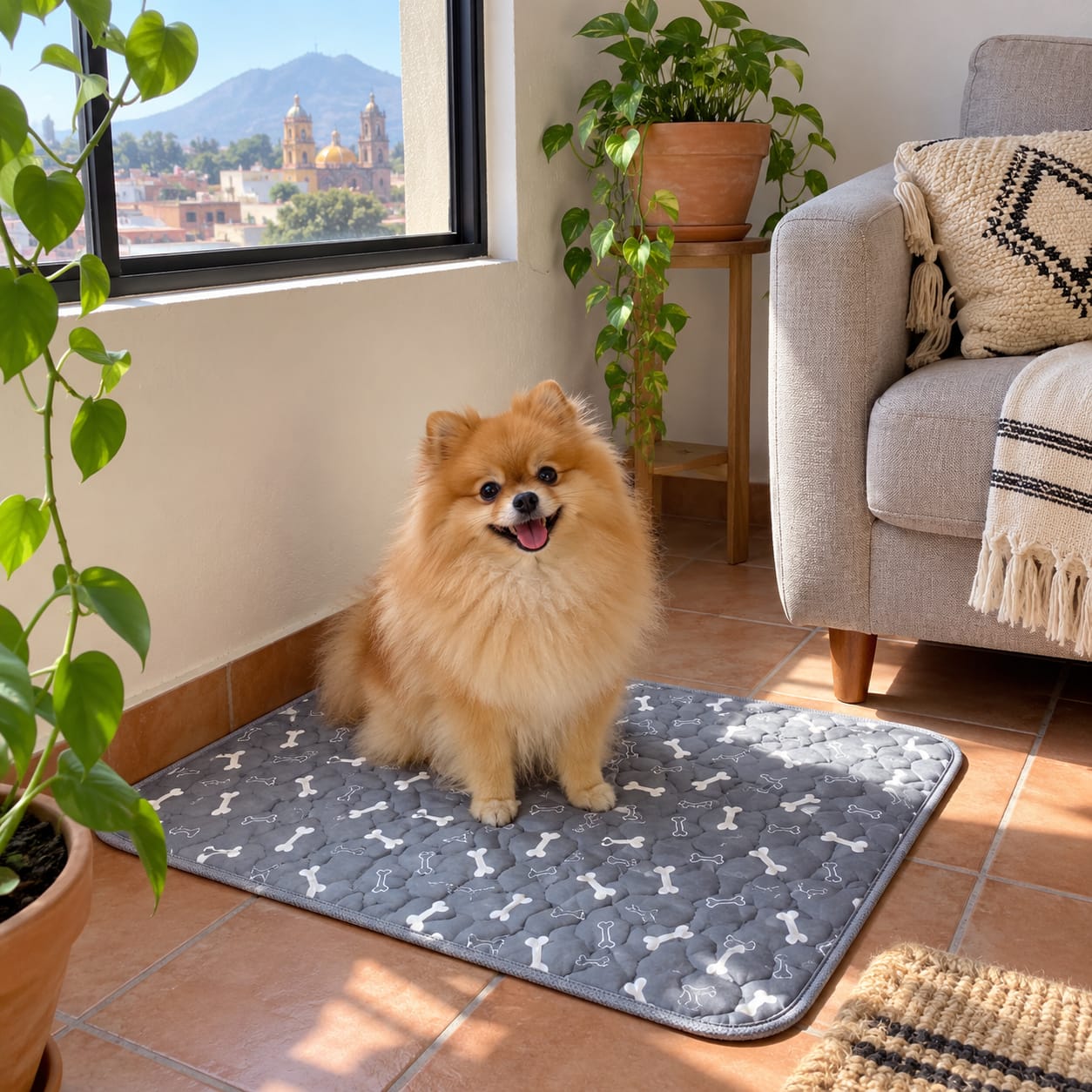 Customer photo review of PawSpot™ — El último tapete para pipí que comprarás