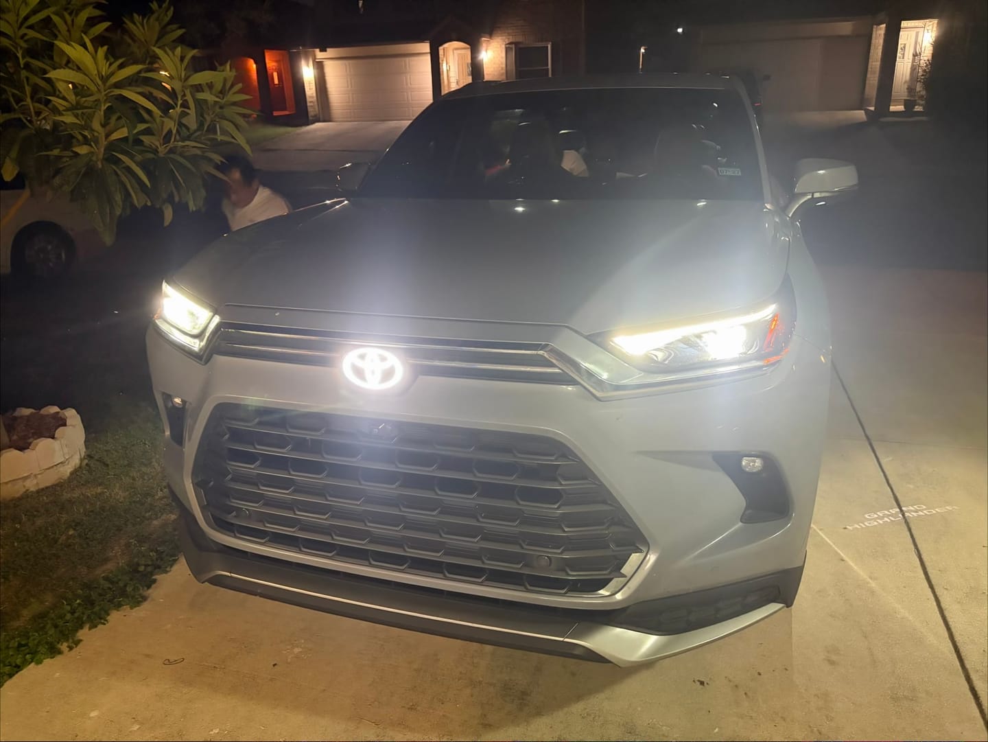 Customer photo review of Toyota Logo Front Grille LED Dynamic Illuminated Emblem Compatible with ACC Radar