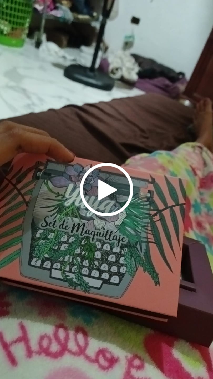 Customer video review of Set De Maquillaje "Maquinita"