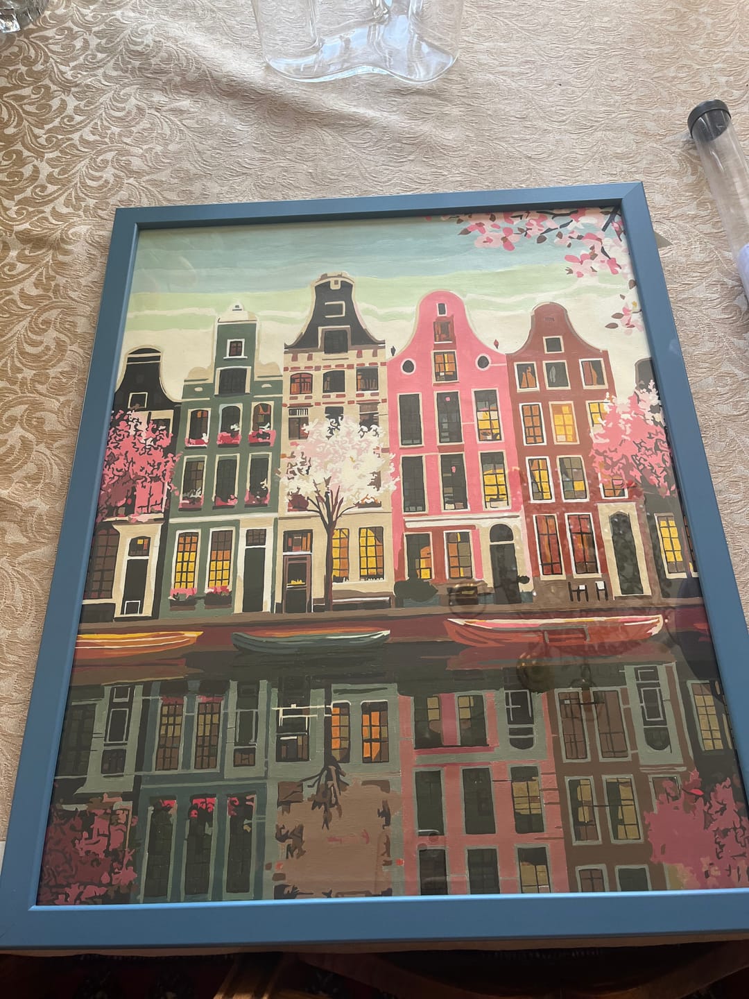 Customer photo review of Spring in Amsterdam | Paint by Number