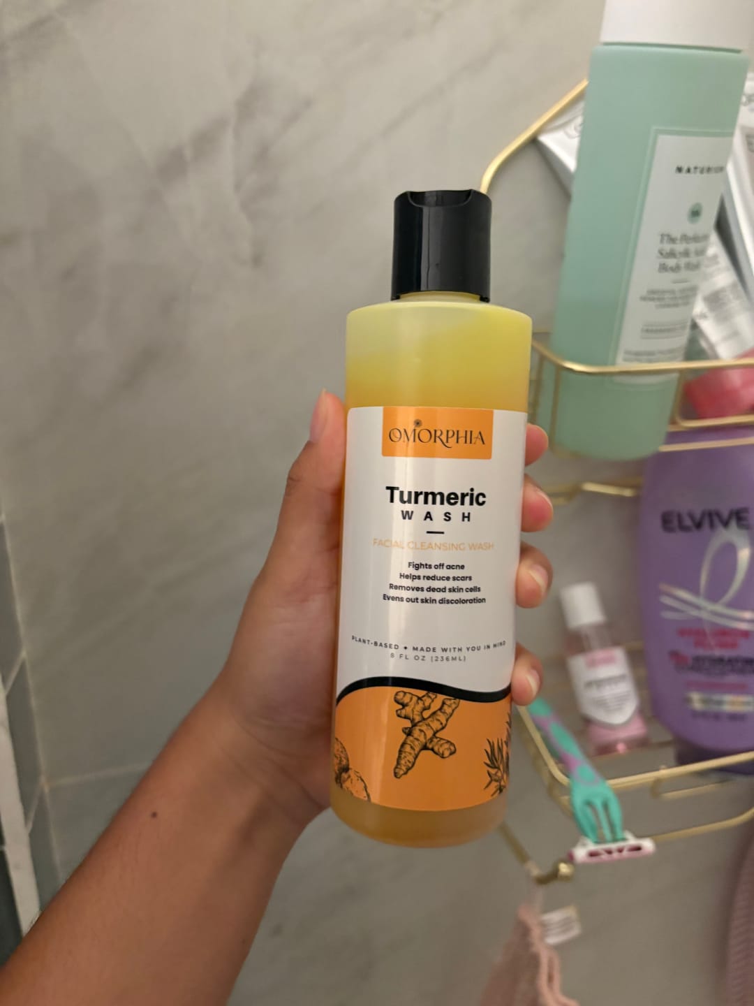 Customer photo review of Turmeric Wash