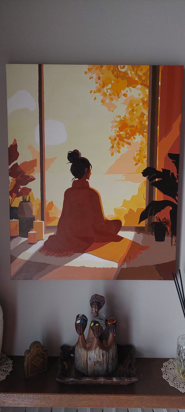 Customer photo review of In silence | Paint by Number