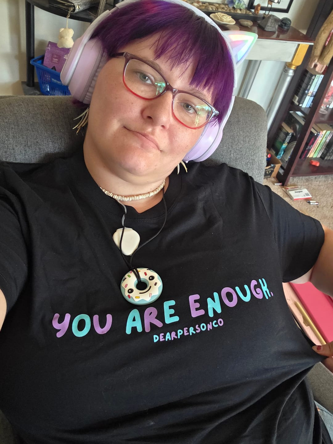 Customer photo review of Suicide Prevention Month T-Shirt