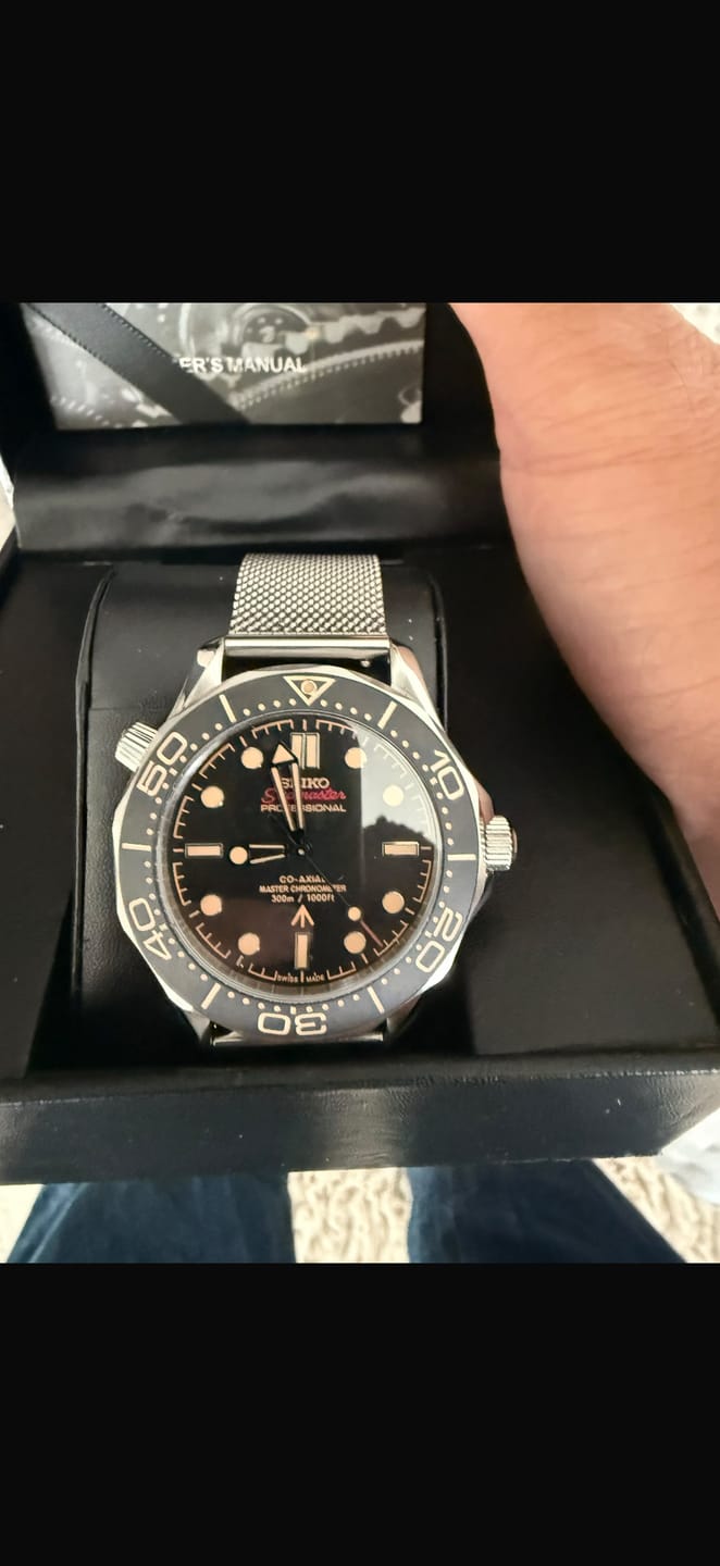 Customer photo review of Seiko Mod Seamaster | James Bond 007