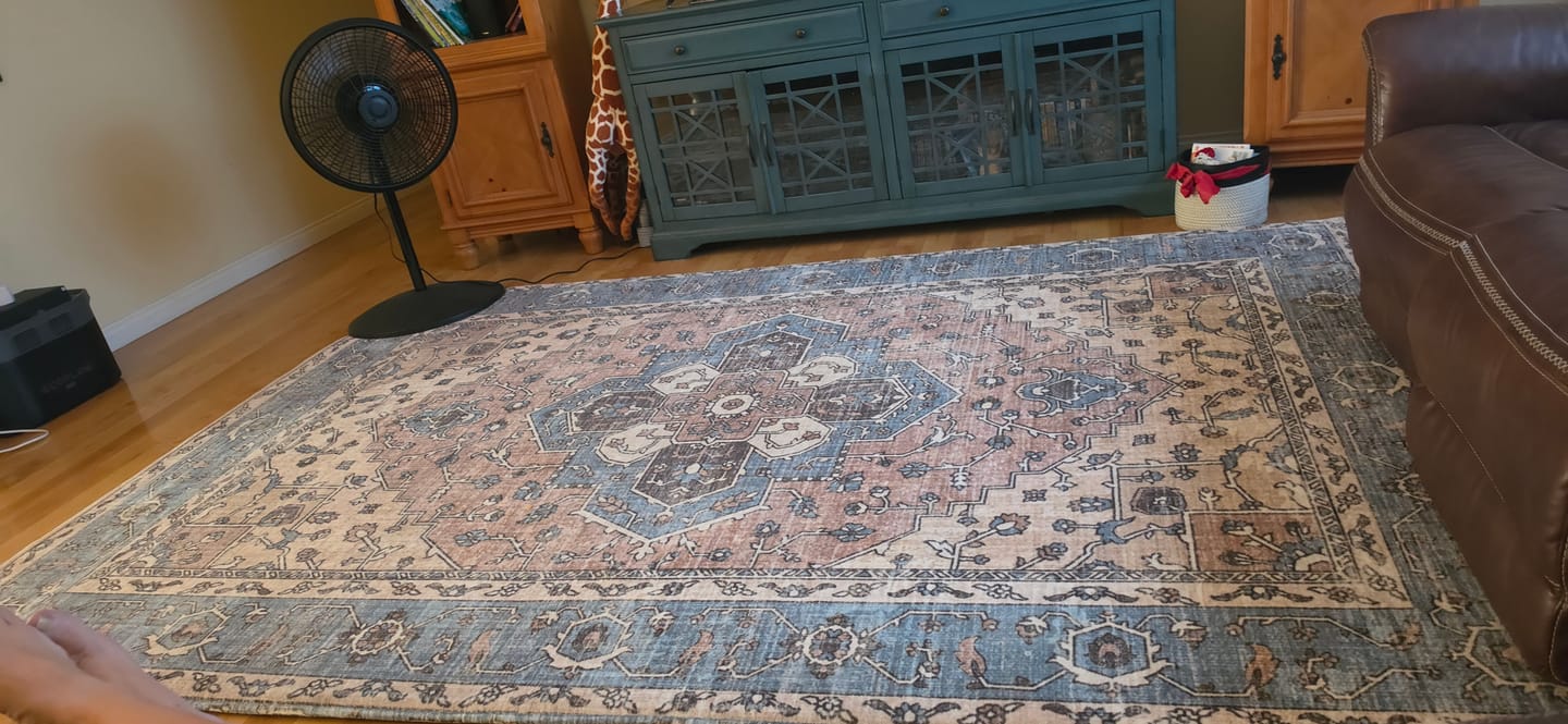 Customer photo review of Designer Relax Mat - 1.4" Thick Foam Base