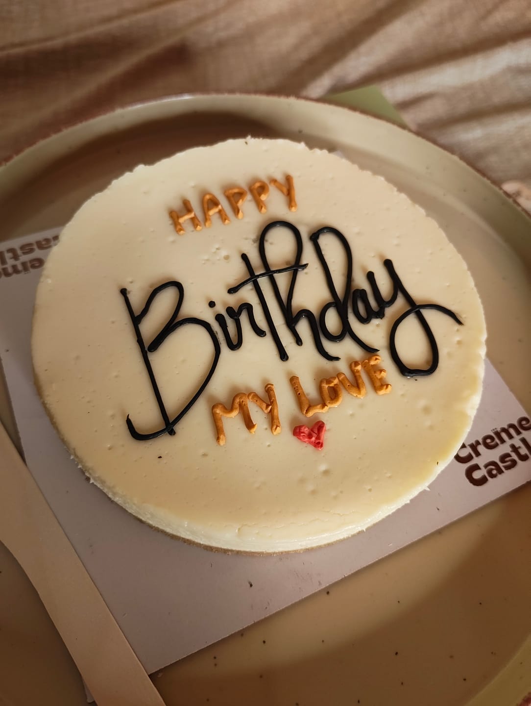 Customer photo review of New York Baked Cheese Cake