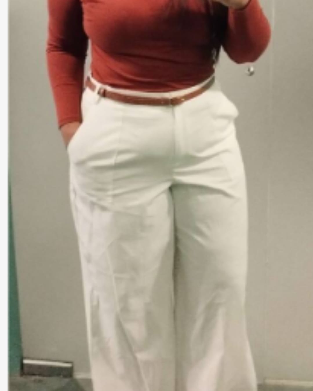 Customer photo review of Pantalón Chic Wide Leg