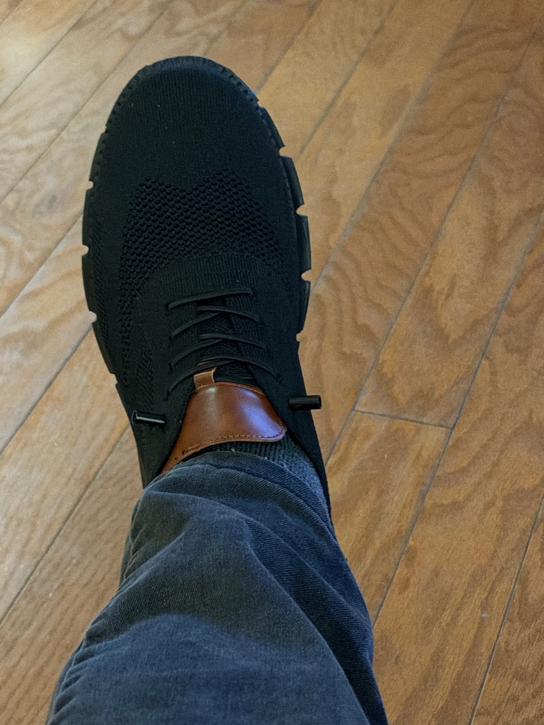 Customer photo review of Ultra Comfy - Healthy and Supportive Walking Shoes (Black Sole Edition)