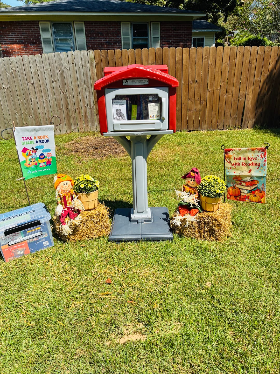 Customer photo review of Little Free Library Official Charter Sign