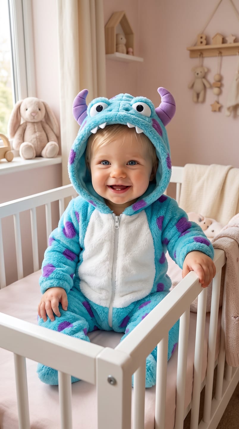 Customer photo review of Milo™ Cozy Monster Onesie