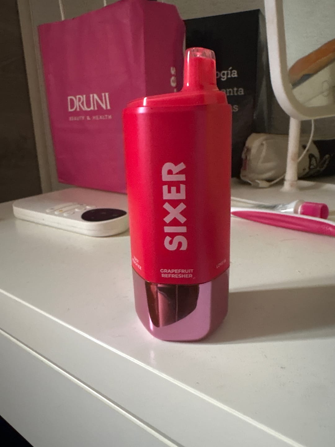 Customer photo review of VAPSOLO SIXER 180k | 6 sabores en 1