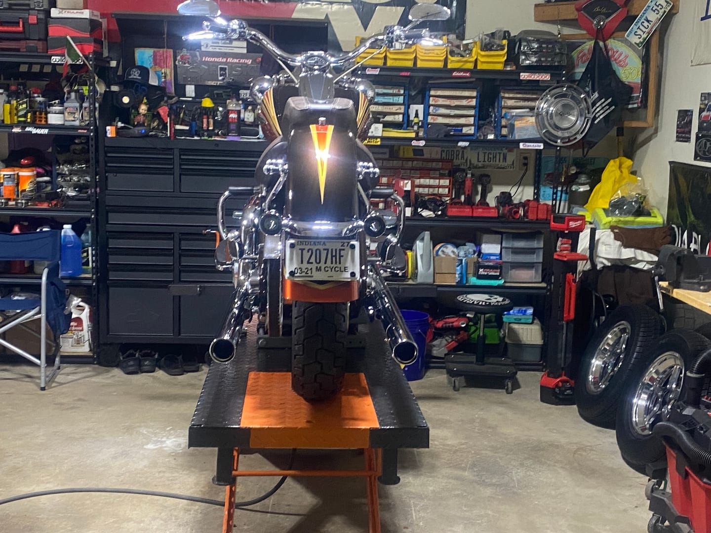 Customer photo review of Harley Davidson Turn Signal Lenses - Clip in Style
