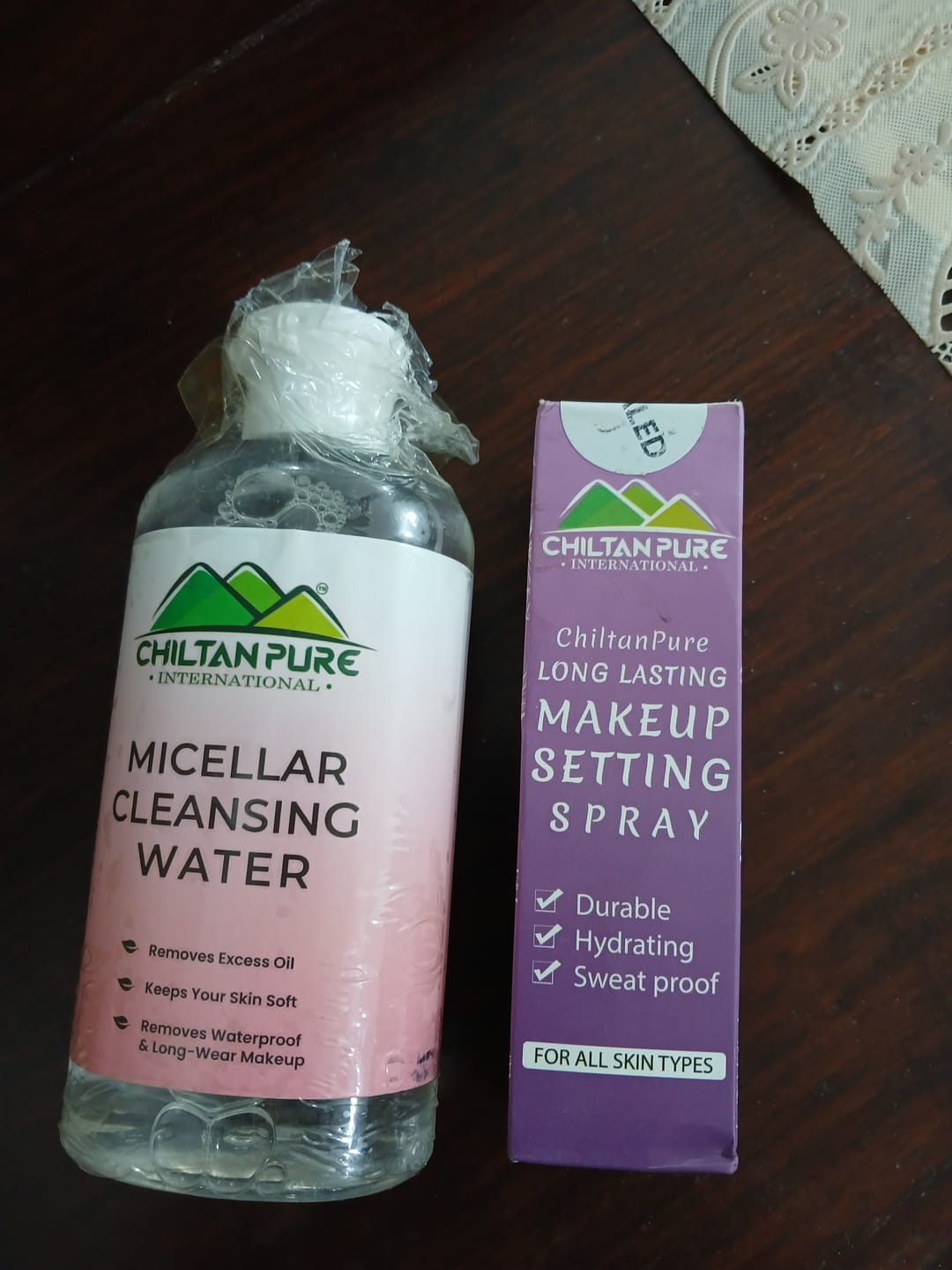 Customer photo review of Micellar Water – Promotes Hydration, Acts as Makeup Removal, Eliminates Dirt & Grease