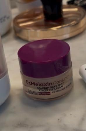 Customer photo review of Calcium Dark Spot Eye Cream