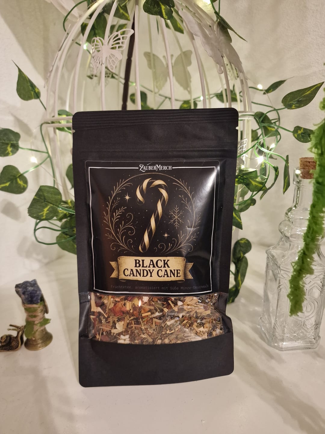 Customer photo review of Black Candy Cane – Früchtetee mit süßer Minze & winterlicher Magie | Limitierter Winter Tee