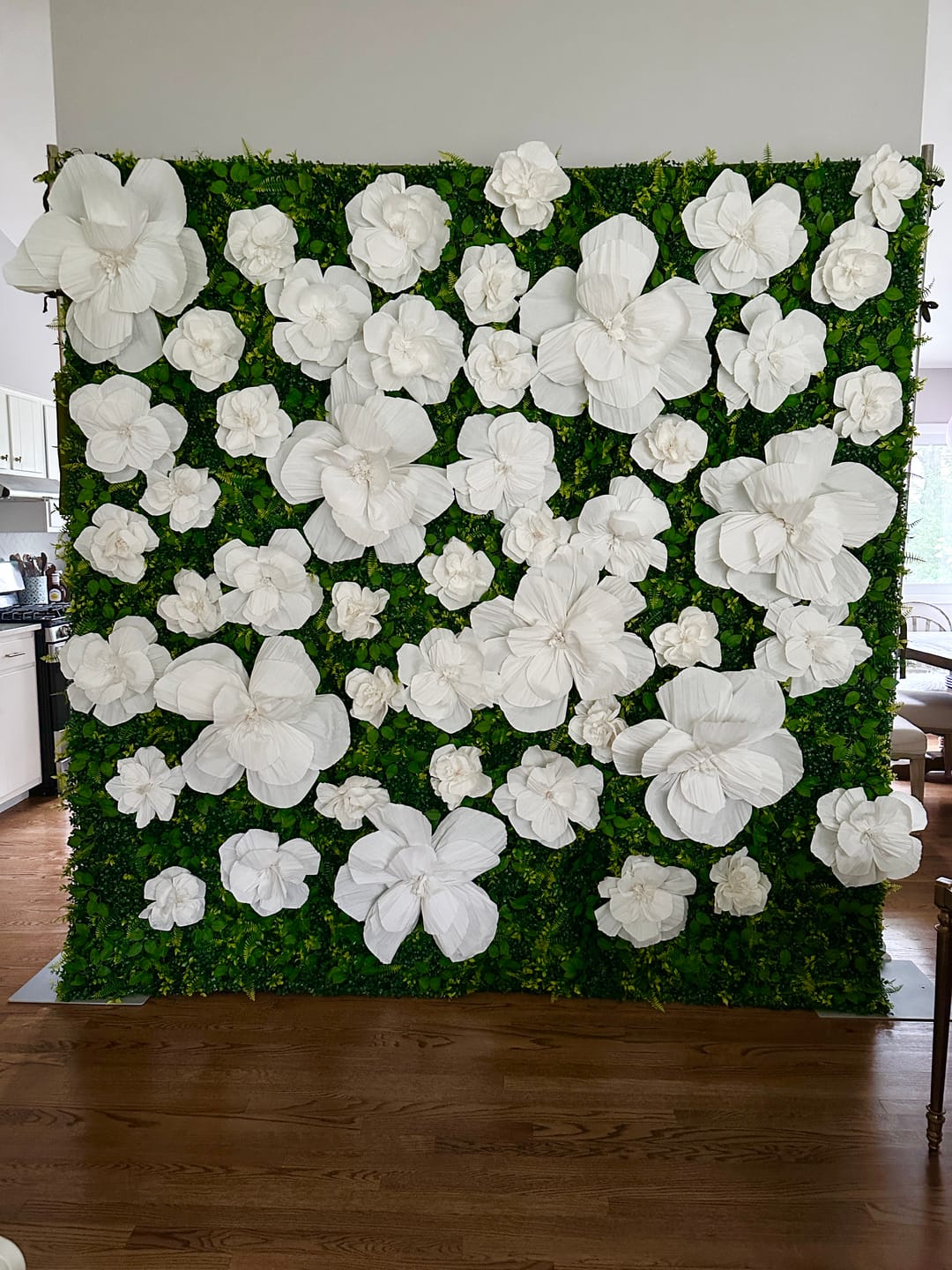 Customer photo review of 8*8ft Artificial Grass Wall Backdrop ALFWL151-Perfect for Weddings, Parties & Event Decor