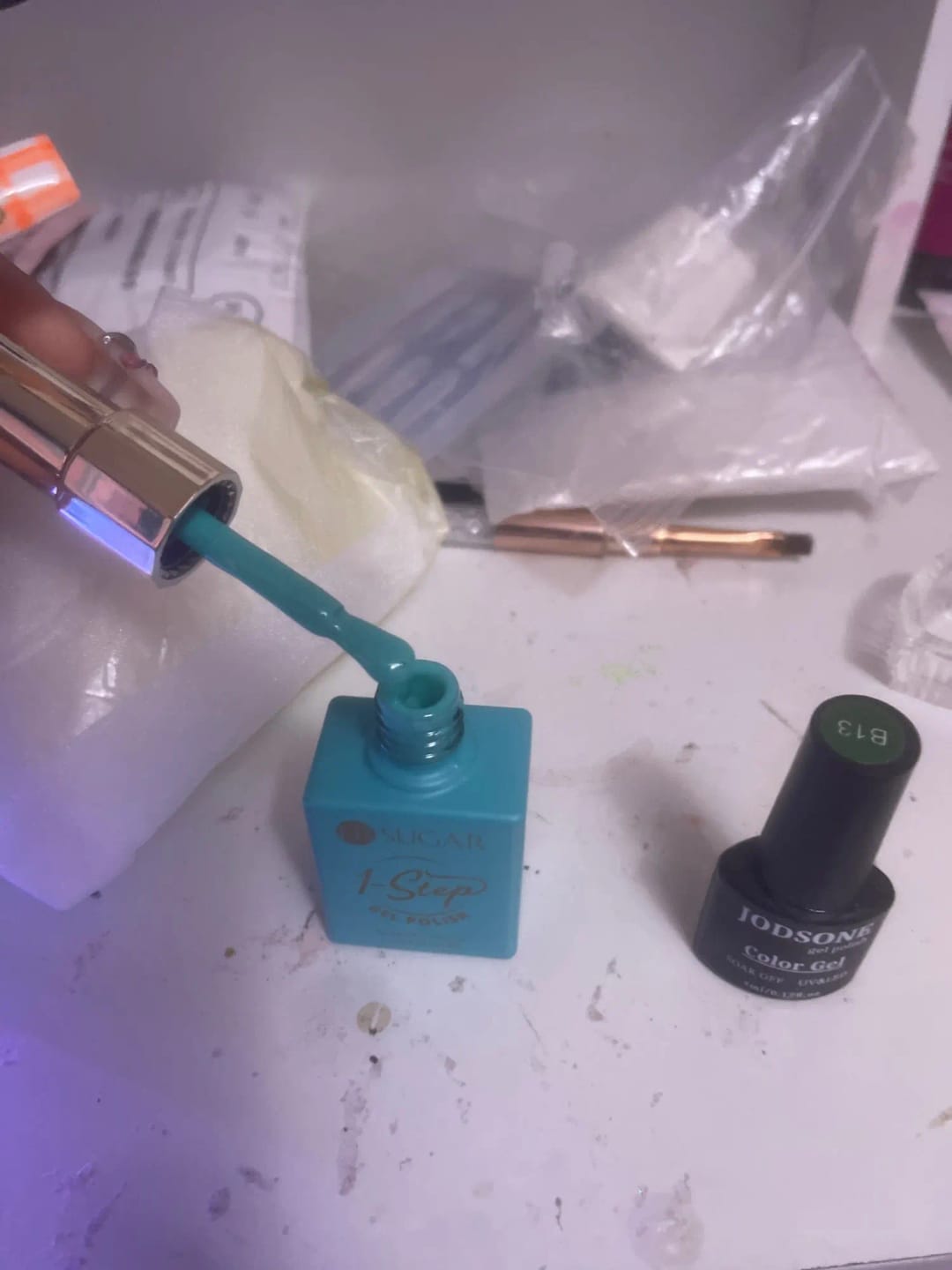Customer photo review of One-Step Salon Manicure · Lamp Included