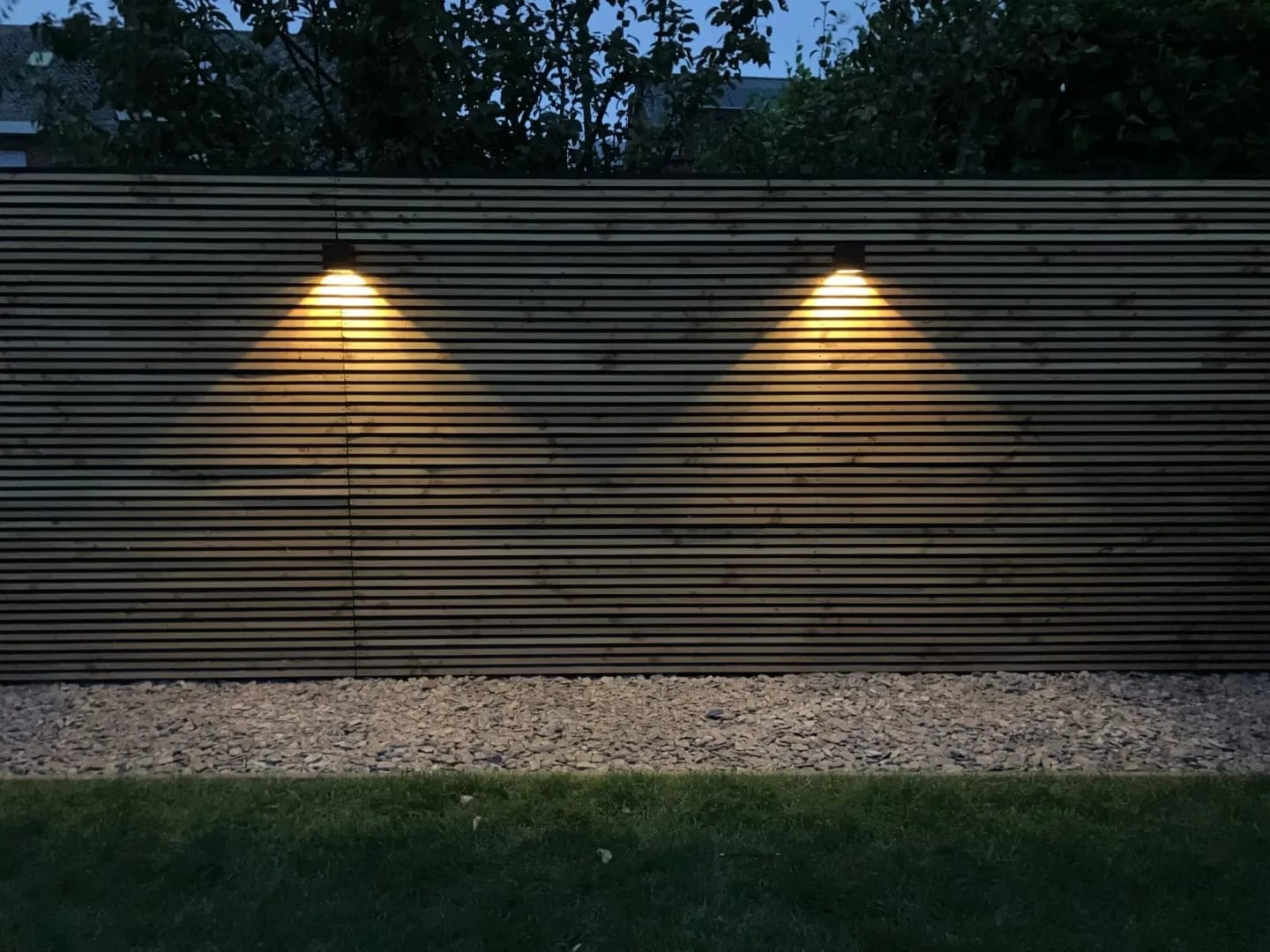 Customer photo review of Outdoor Wall Light, Solar Powered, IP65, Black, Wall Sconce