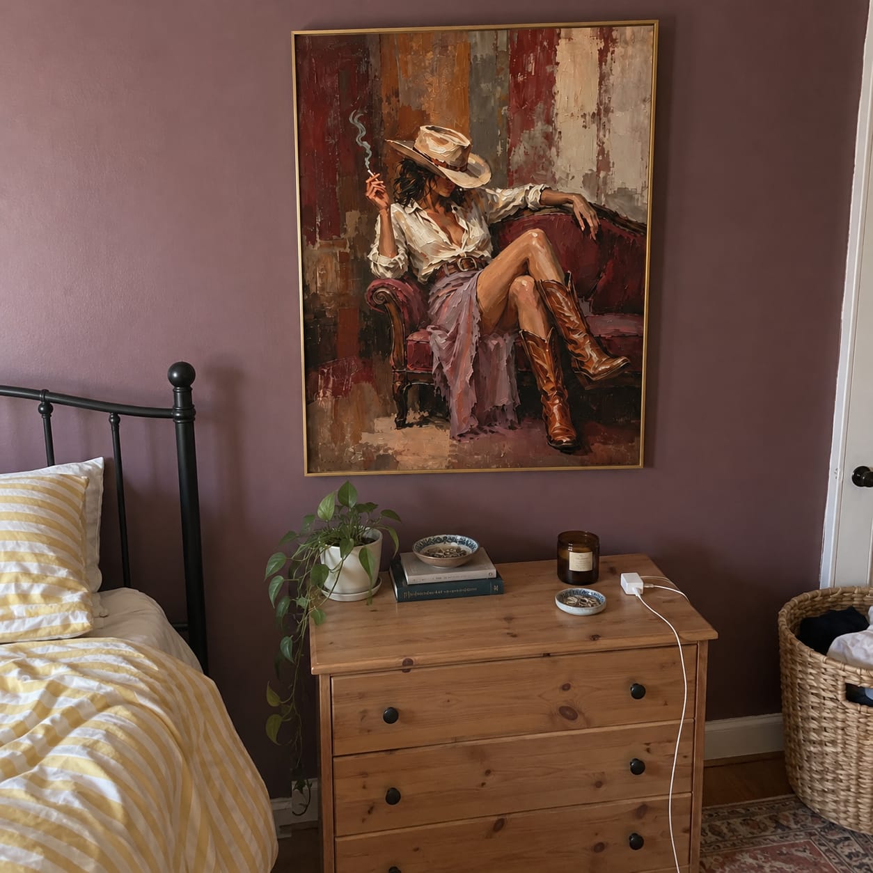Customer photo review of Cowgirl Wall Art | After the Dust Settles