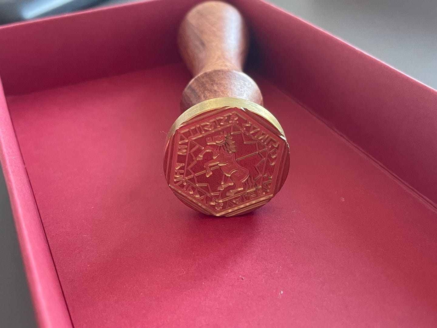 Customer photo review of Siegelstempel mit eigenem Logo