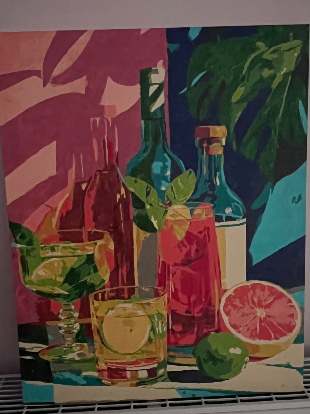 Customer photo review of Destination Happiness | Paint by Number