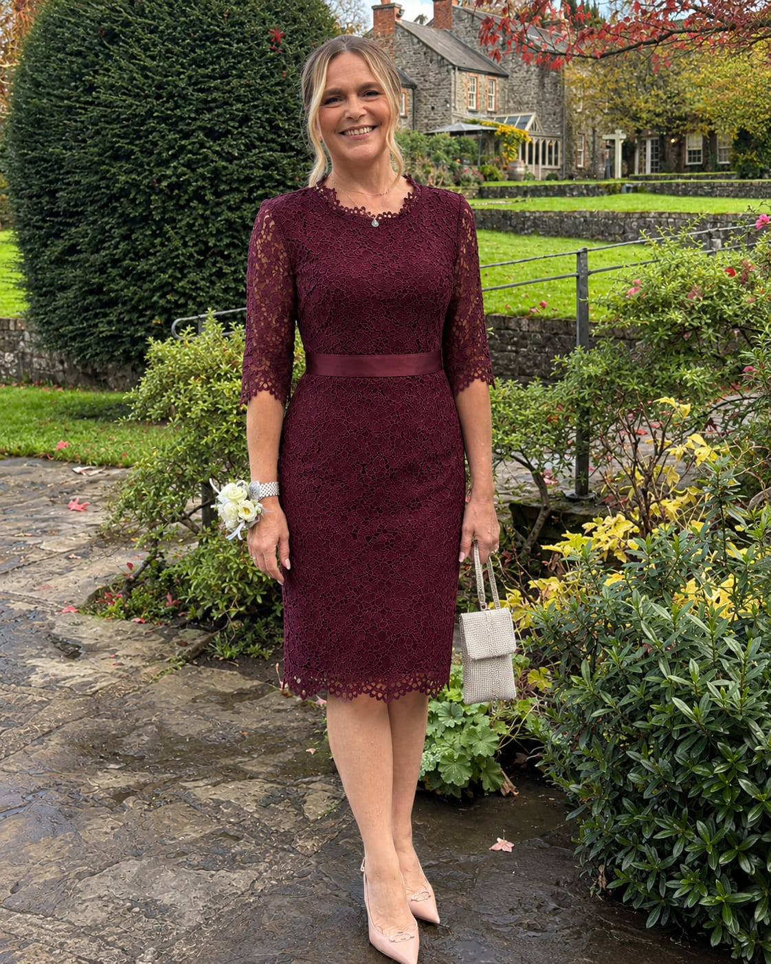 Customer photo review of A10 Exclusive Clearance Elegant Evening Dress Formal Prom Gown