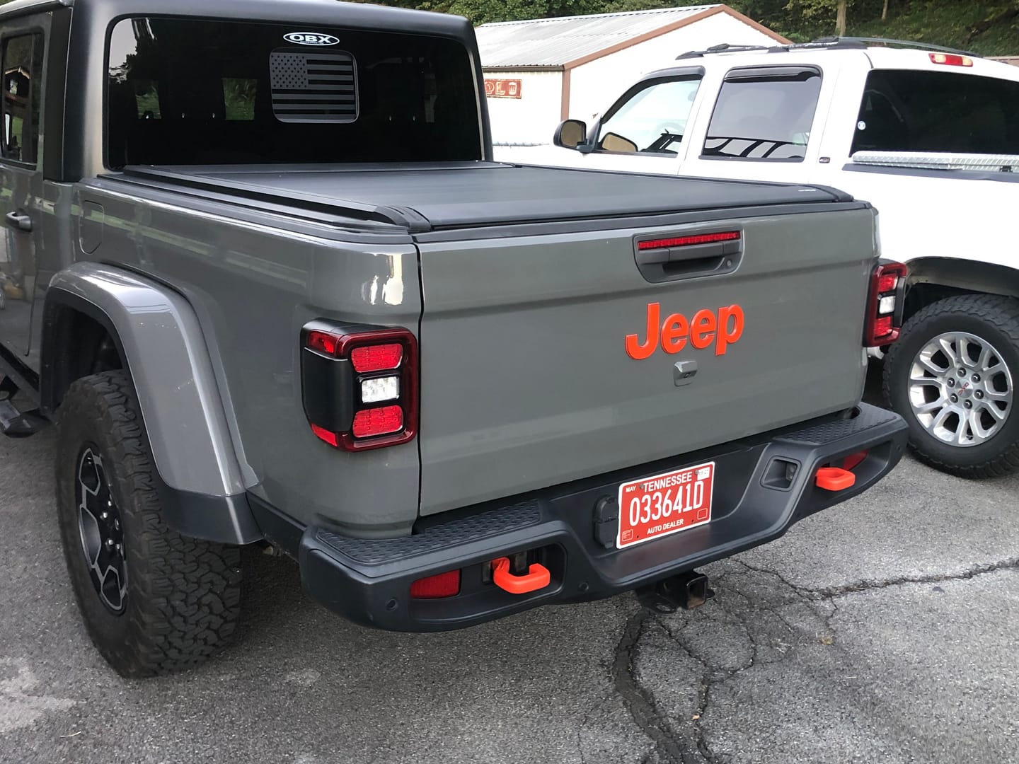 Customer photo review of JEEP Gladiator Emblem Overlay Decal Set | Fits 2020+ Jeep Gladiator