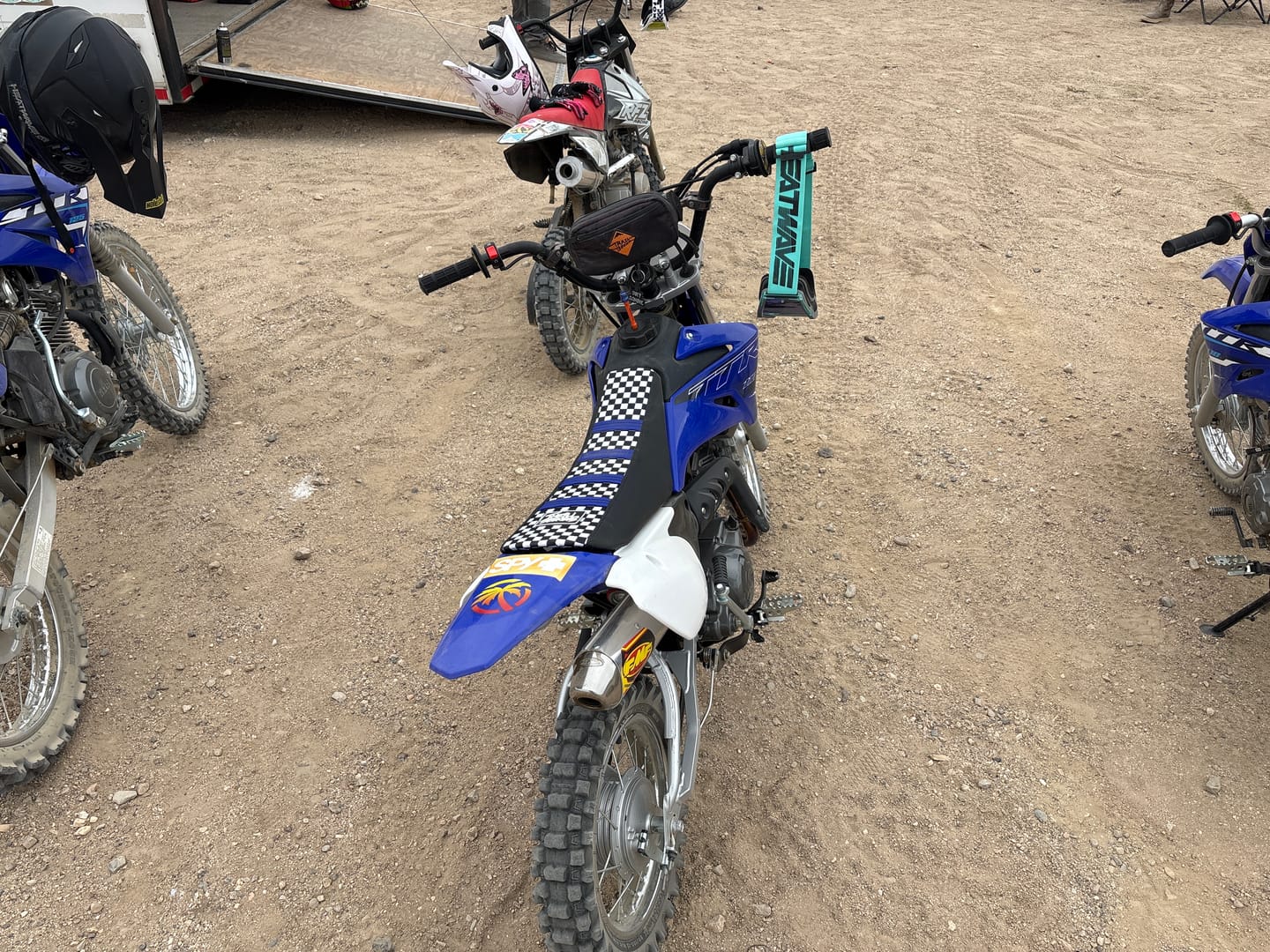 Customer photo review of Custom Seat Cover: 2022 Yamaha TT-R 110