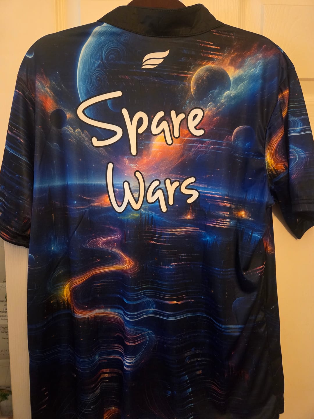 Customer photo review of Twilight Horizon - Blue - Bowling Jersey