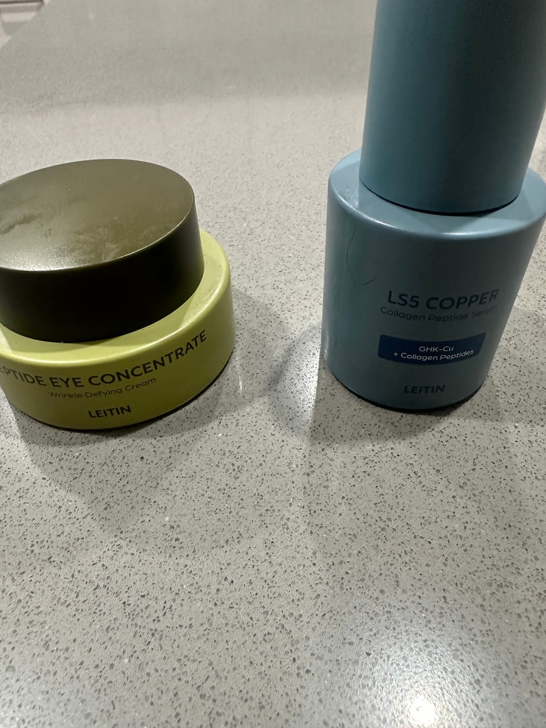 Customer photo review of Peptide Eye Concentrate
