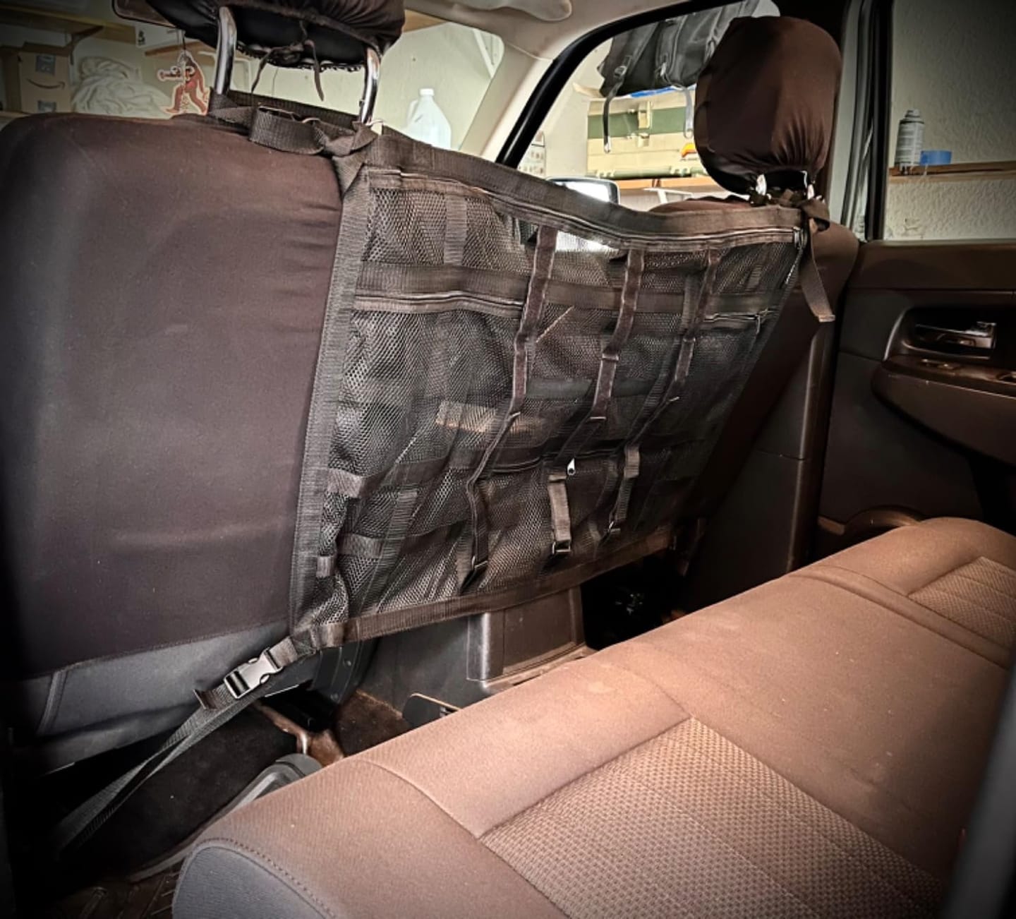 Customer photo review of Sky-Stow™ Car Ceiling Storage Net