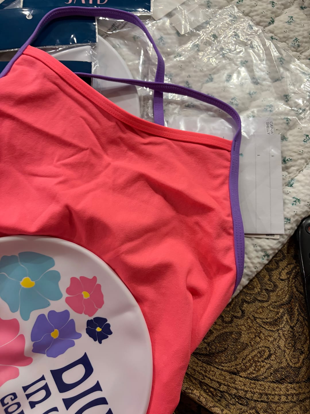 Customer photo review of JAYD Swim Cap - Dive In with Confidence