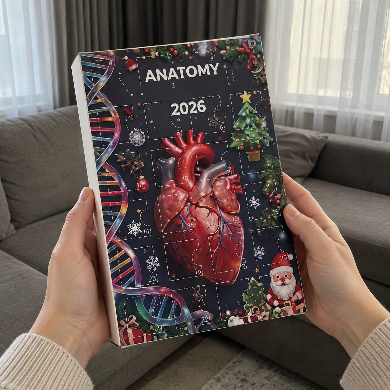 Customer photo review of Calendario de Adviento de Anatomía