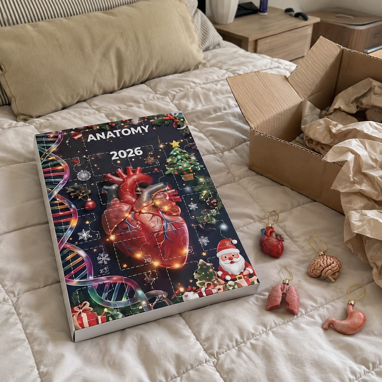 Customer photo review of Calendario de Adviento de Anatomía