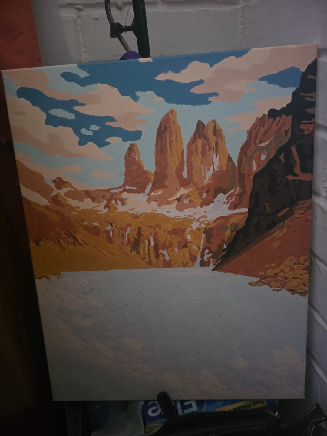Customer photo review of Torres del Paine (Pintura por Números) 40x50 cm
