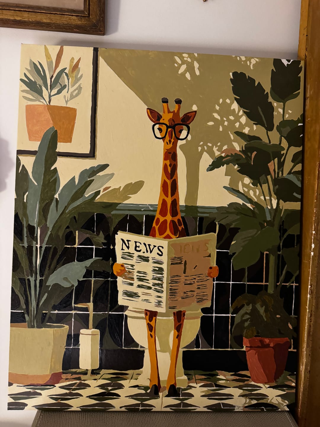 Customer photo review of Surprise Painting | Paint by Numbers